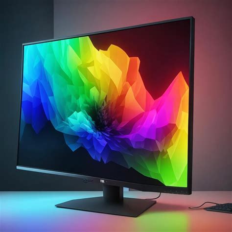 Premium AI Image | RGB Gaming Monitor