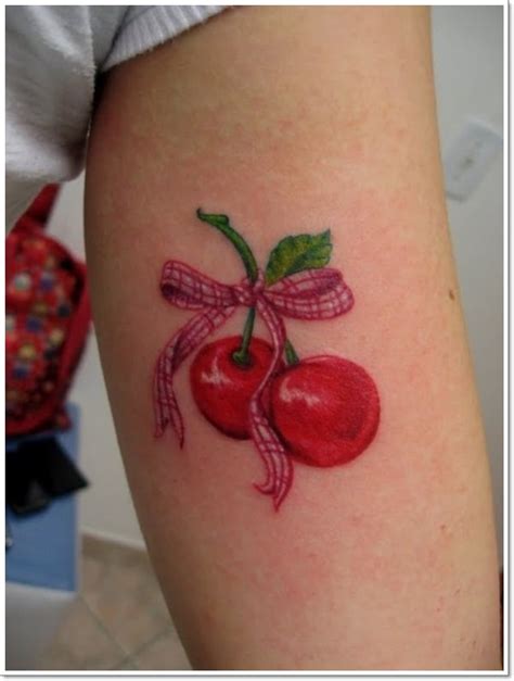 Top 40 Cute Cherry Tattoos for Girls