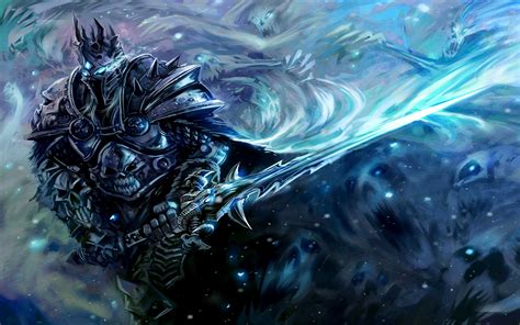 Arthas Menethil, Lich King, creature, artwork, ArtStation, fantasy art ...