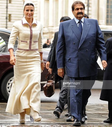 the-emir-of-qatar-sheikh-hamad-bin-khalifa-althani-and-his-wife-a ...