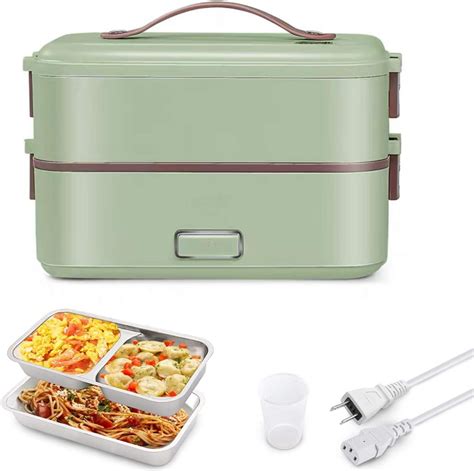 Electric Lunch Box for Food Warmer for Adult, 110V Heated Lunch Box for ...