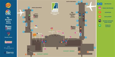 Second Floor Map COLOR-FINAL - Syracuse Hancock International ...