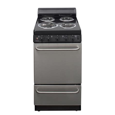 Premier 20 in. 2.42 cu. ft. Electric Range in Stainless Steel ...