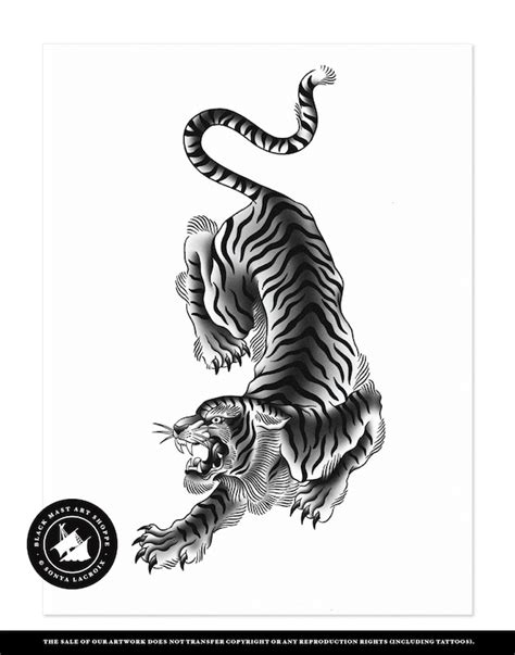 Traditional Japanese Tiger Tattoos