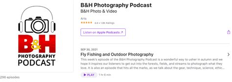 Talking Fishing and Photography With the B&H Podcast