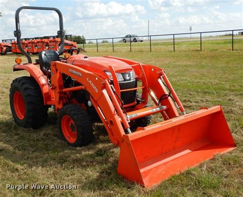 2017 Kubota L3901 MFWD tractor in Davis, OK | Item GC9639 sold | Purple ...