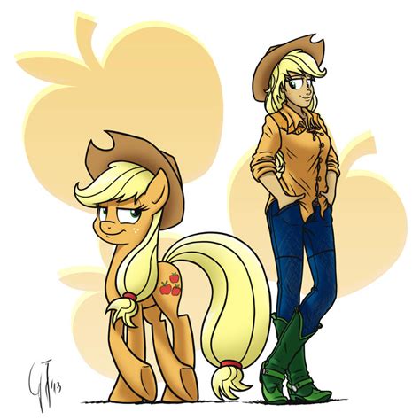 Human Ponidox Applejack by GlancoJusticar on DeviantArt