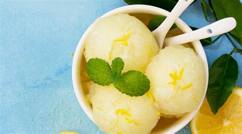 Sorbet au citron - Recette MAGIMIX