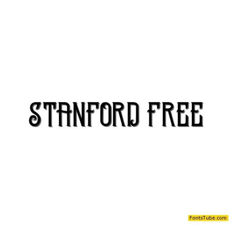 STANFORD FREE Font Free Font Download | Fonts Tube