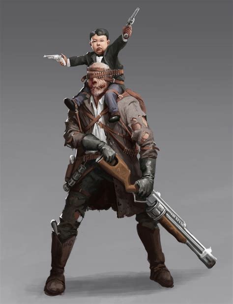 ArtStation - Stefan Koidl's submission on Wild West - Character Design ...