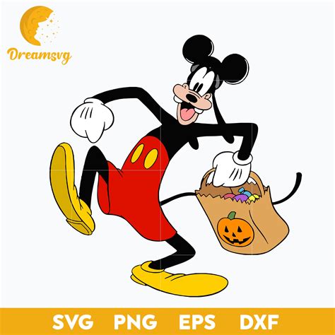 Pluto Mickey halloween Svg, Pluto Svg, Halloween Svg, png, dxf, eps di ...