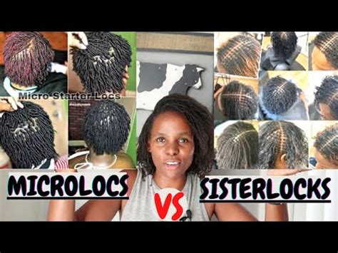 Microlocs Vs Sisterlocks? The REAL Difference? #microlocs #sisterlocks ...