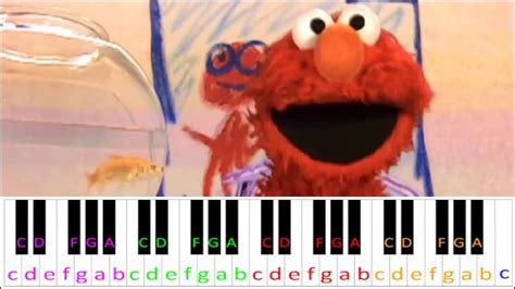 Elmo's World Theme Song | Piano Letter Notes