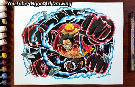 Luffy Gear 4 Wano One Piece | One piece, Mèo ú pusheen, Mèo ú