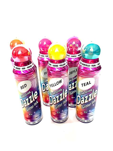 Bingo Daubers- Dazzle 3oz- Set of 6 Daubers- Six Different Assorted ...