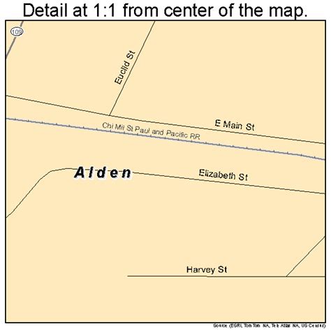 Alden Minnesota Street Map 2700838