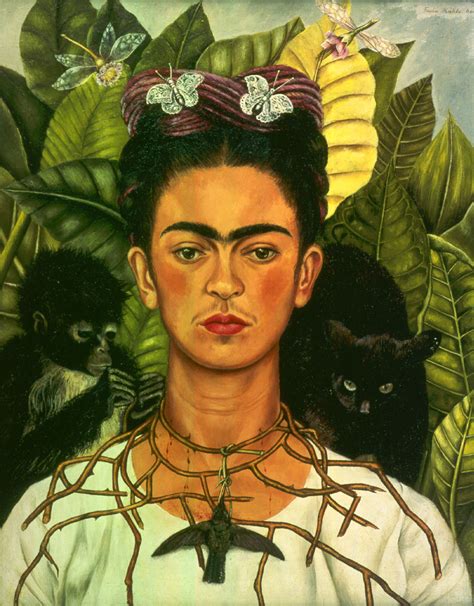 Frida Kahlo’s “Self-Portrait with Thorn Necklace and Hummingbird” to be ...