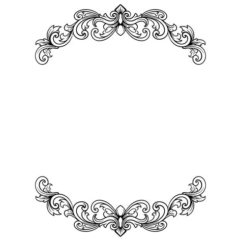 Premium Vector | Luxury frame ornament wedding decoration