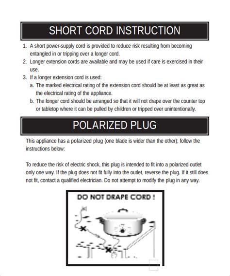 Instruction Manual Templates | 10+ Free Printable Word & PDF Formats