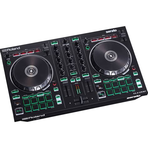 Roland DJ-202 2-Channel, 4-Deck DJ Controller for Serato DJ-202