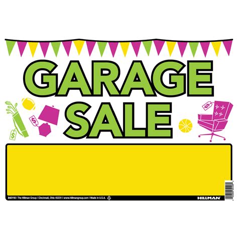 Free Garage Sale Templates