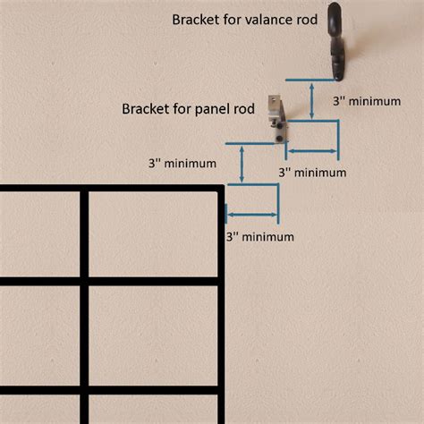 How to install a rod-pocket valance curtain set?