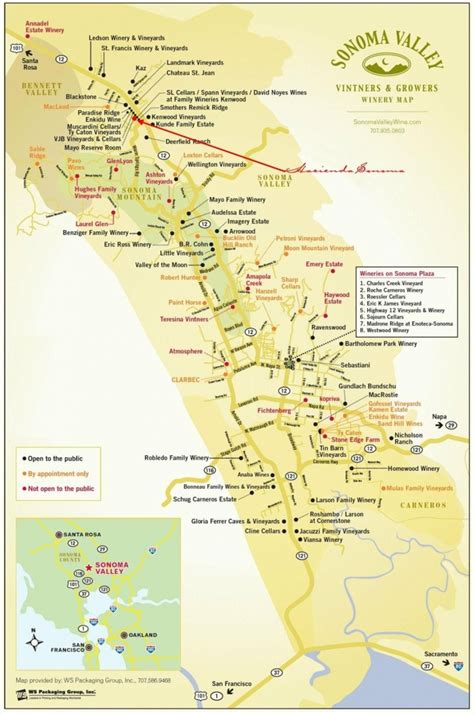 Map Of Wineries In Sonoma County California - Printable Maps