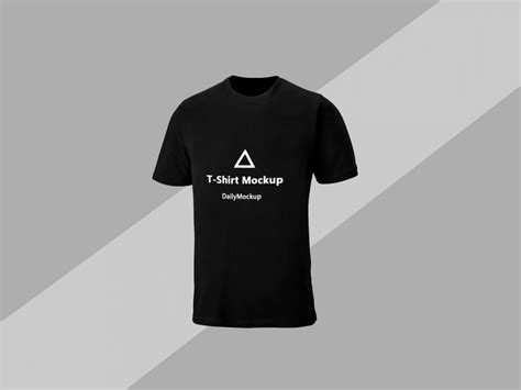 Free Black T-shirt Mockup 2023 - Daily Mockup