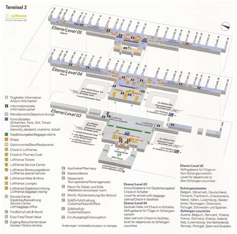 Munich Airport (MUC) Terminal 2 map - 2004 | From the Munich… | Flickr