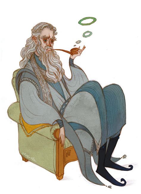 Gandalf and his Pipe by Norloth on DeviantArt