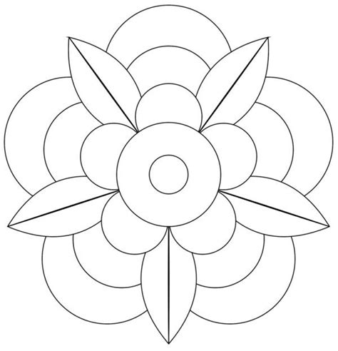 196 Dibujos de Mandalas para Colorear fáciles y difíciles | Mandalas ...