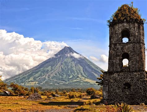 Mayon Volcano Before And After