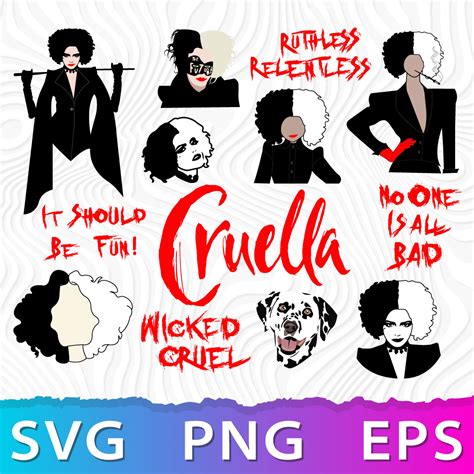 Cruella De Vil SVG, Cruella SVG, Cruella 2021 Quotes, Cruell | Inspire ...