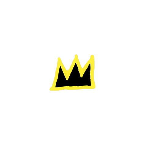 Basquiat Crown Sticker - SFMOMA Museum Store