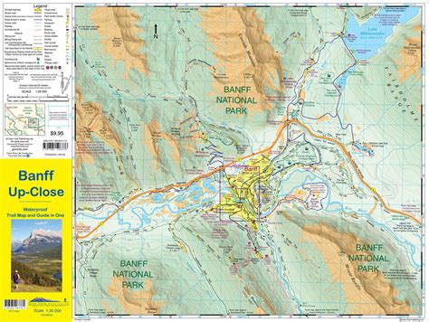 Printable Map Of Banff National Park