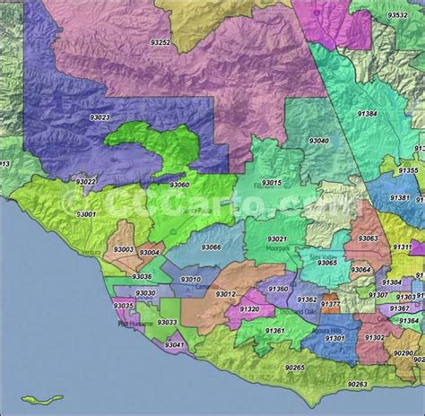 Thousand Oaks Zip Code Map - Australia Map