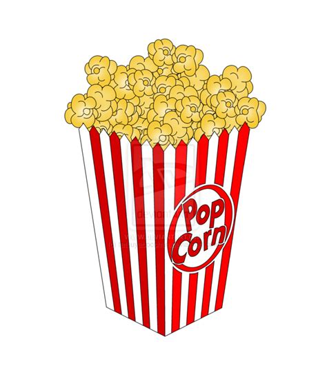 Clipart Popcorn Bucket - ClipArt Best