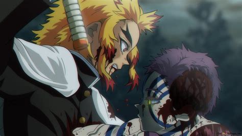 Demon Slayer - Rengoku Vs Akaza HD wallpaper download