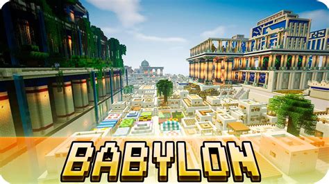 Minecraft - Babylon City from Ancient Mesopotamia - JerenVids - YouTube