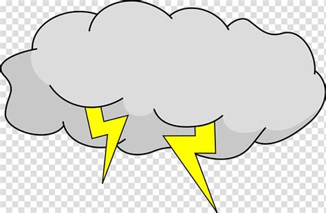 Thunderstorm Lightning Cloud , Cloud Blowing Wind Cartoon transparent ...