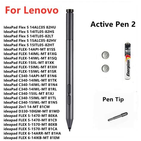 [HOT PhoneLOVE 999] Stylus Active Pen 2 W/Bluetooth For Lenovo ideaPad ...