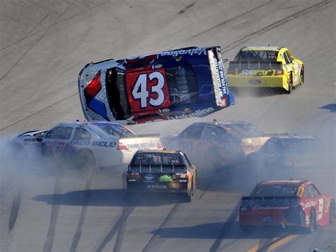 Notable wrecks at Talladega Superspeedway through the years