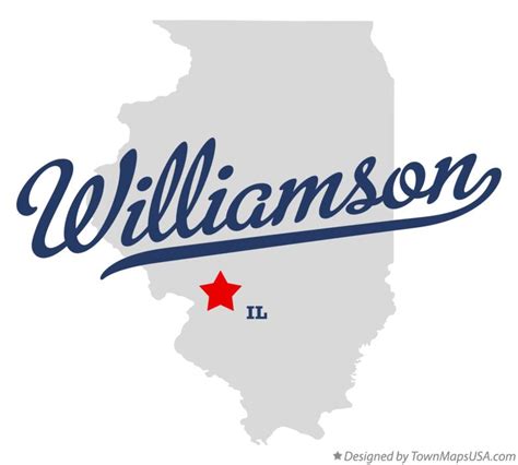 Map of Williamson, IL, Illinois