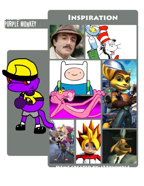 Purple Monkey Inspiration meme by pm58790 on deviantART