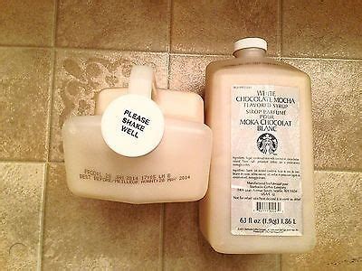 Starbucks White Chocolate Mocha Syrup (2 bottles) | #511527335