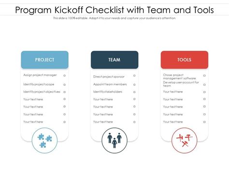 Project Kick-Off Checklist Paper Stationery Templates etna.com.pe