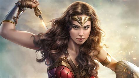 Gal Gadot Wonder Woman K Wallpaper Wonder Woman Art Gal Gadot Wonder ...