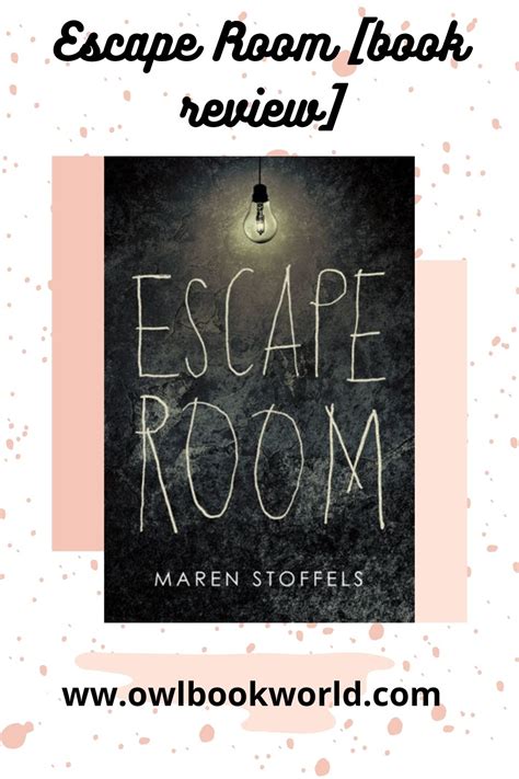 Escape Room by Maren Stoffels [book review] - Owl Book world