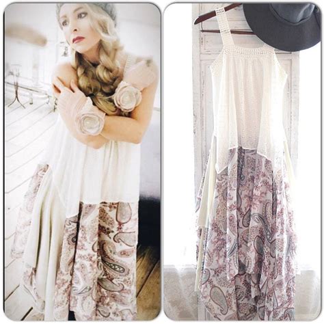 Stevie Nicks style gypsy maxi dress Bohemian gypsy patchwork