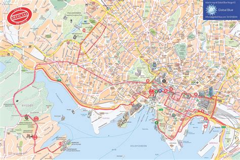 Oslo Map | Tourist map of Oslo